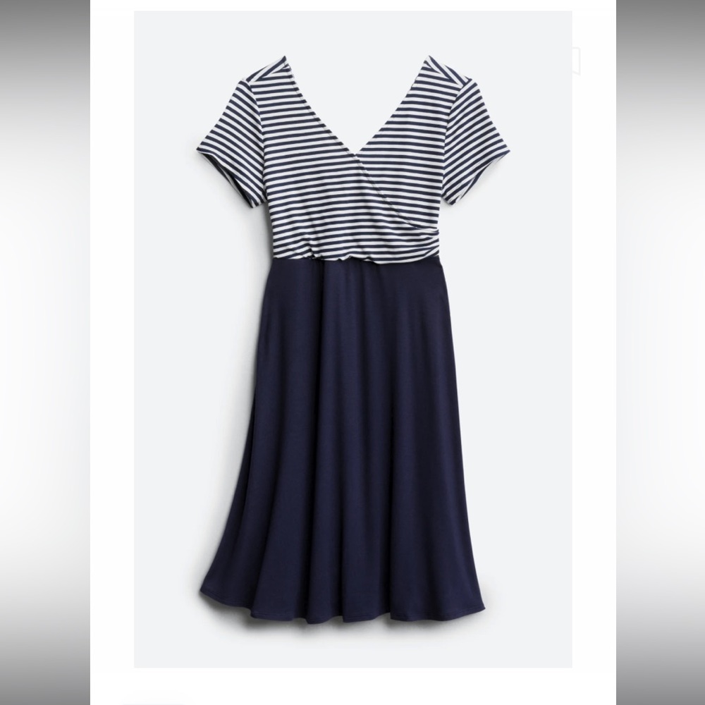 Large Amandine Maternity Nursing Knit Dress